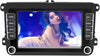 Autoradio Bluetooth 2 Din Airplay Android 8.1 Per Skoda V/W Passat B6 Polo Golf