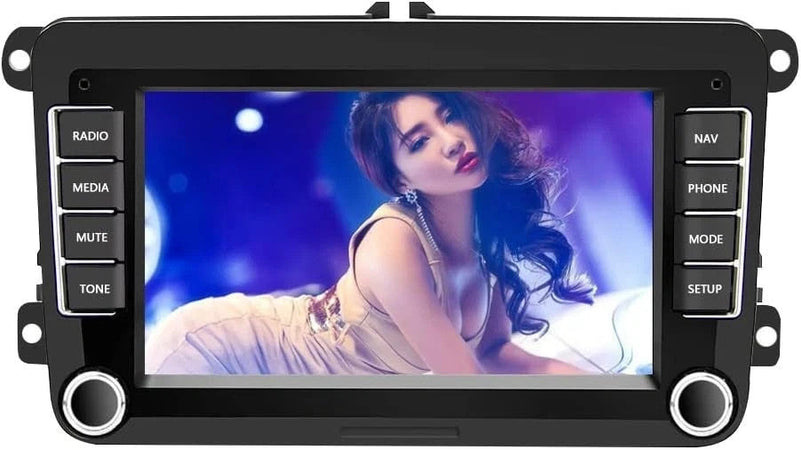 Autoradio Bluetooth 2 Din Airplay Android 8.1 Per Skoda V/W Passat B6 Polo Golf