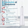 Idropulsore dentale con irrigatore orale ricaricabile IPX7 impermeabile
