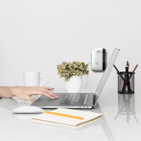 Ripetitore WiFi Retoo 2,4 GHz 300 Mbit/s, Amplificatore WiFi