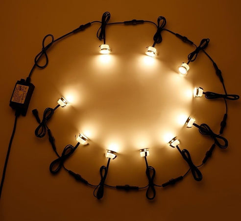 Faretti da terra a LED a bassa tensione, impermeabile, per esterni FVTLED 10 pz