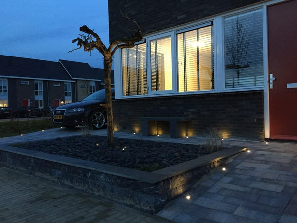 Faretti da terra a LED a bassa tensione, impermeabile, per esterni FVTLED 10 pz