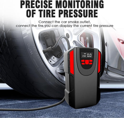 Gonfiatore per pneumatici, pompa compressore d'aria portatile da 120 W