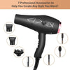 Asciugacapelli Phon Capelli Professionale, 2400W Phon con Diffusores per Ricci