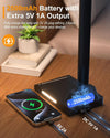 Lampada da scrivania 5 colori a temperatura ricaricabile a batteria dimmerabil