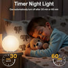 Luce notturna per bambini, lampada da tavolo a LED ricaricabile tramite USB