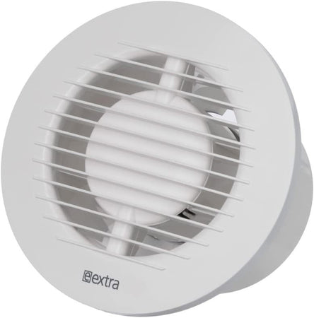 Aspiratore Bagno con Timer - Ventola Aspirazione Bianca EUROPLAST Ø 100mm