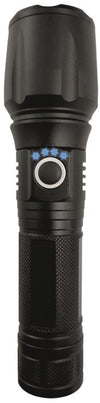 Luxen Torcia Professionale Ricaricabile In Alluminio 20 W, 2000 Lumen, 4 Modalitãe Di Luce + Zoom