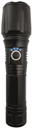 Luxen Torcia Professionale Ricaricabile In Alluminio 20 W, 2000 Lumen, 4 Modalitãe Di Luce + Zoom
