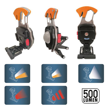 Luxen Proiettore Ricaricabile E Tascabile + Accessori ''X-Power'' 5W, 500 Lumen, 7 Modalitãe Di Luce