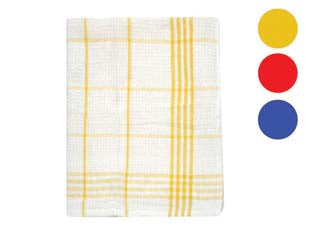 Canovaccio Piatti Waffle In Cotone Pz 3- - Cm.50X70 - 12 Pezzi Xtra