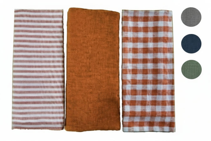 Canovaccio Piatti Milady In Cotone Pz 3- - Cm.50X70 - Colore Verde - 6 Pezzi Xtra