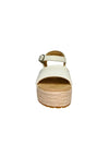 TIMBERLAND Scarpe Donna Timberland Santorini Sun Backstrap Sandal Natural Full Grain da donna