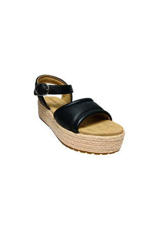 TIMBERLAND Scarpe Donna Timberland Santorini Sun Backstrap Sandal Black Full Grain da donna