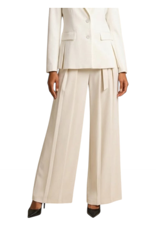 IMPERIAL Pantaloni palazzo a vita alta con pince Donna Imperial da donna