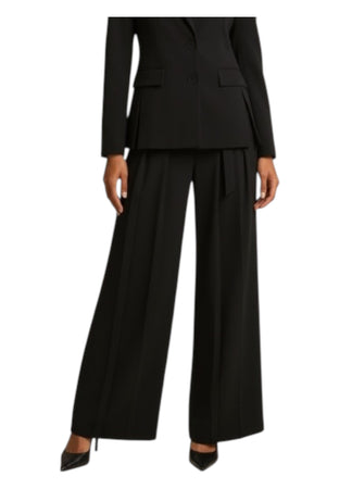 IMPERIAL Pantaloni palazzo a vita alta con pince Donna Imperial da donna