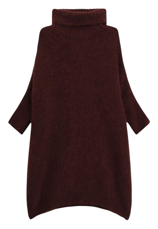 IMPERIAL Maglione over con maniche a mezzo braccio e collo alto Donna Imperial da donna