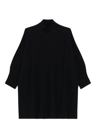 IMPERIAL Maglione oversize collo alto manica tre quarti Donna Imperial da donna