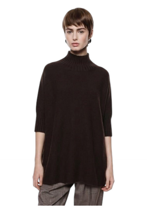 IMPERIAL Maglione oversize collo alto manica tre quarti Donna Imperial da donna