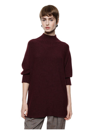 IMPERIAL Maglione oversize collo alto manica tre quarti Donna Imperial da donna