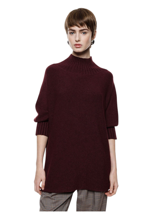 IMPERIAL Maglione oversize collo alto manica tre quarti Donna Imperial da donna