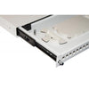 Cassetto fibra ottica 24 porte per adattatori lc duplex e sc simplex - 1 unita' per installazione - 19 grigio con binari telescopici