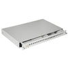 Cassetto fibra ottica 24 porte per adattatori lc duplex e sc simplex - 1 unita' per installazione - 19 grigio con binari telescopici