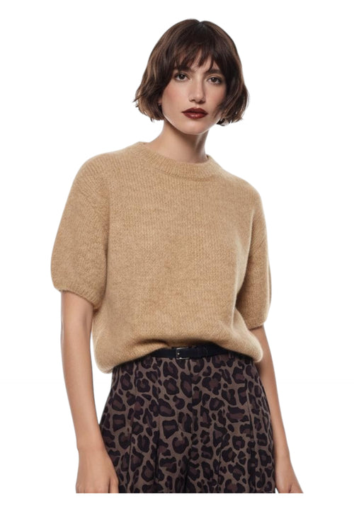 IMPERIAL Maglione maniche corte tinta unita Donna Imperial da donna