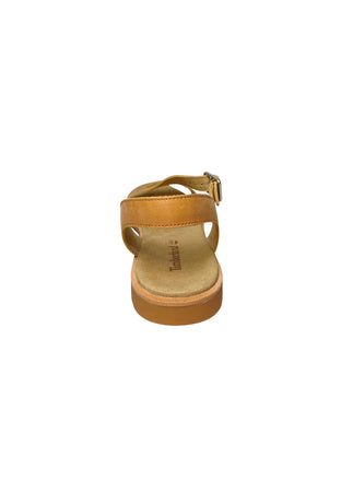 TIMBERLAND Scarpe Donna Timberland Calista Bay Backstrap Sandal Medium Beige Full Grain da donna