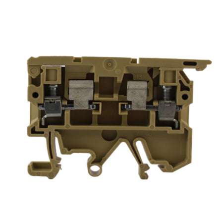 Morsetto componibile portafusibile beige 2,5mmq 1 piano 2cond Weidmuller