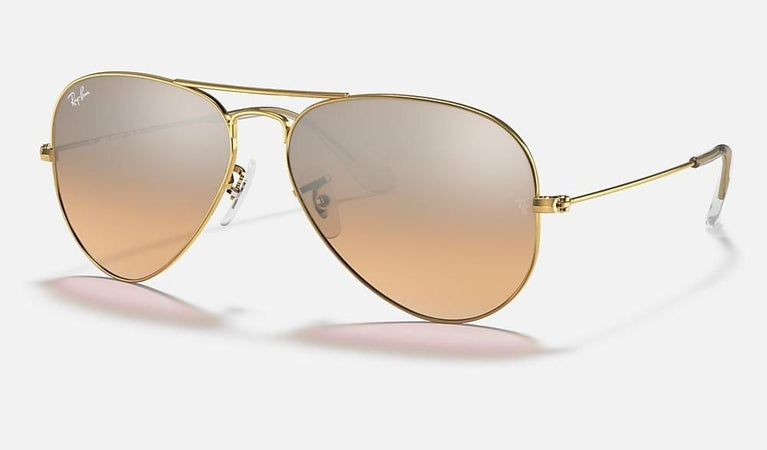 RAY-BAN Occhiali da sole Adulto unisex Ray-Ban Rb-3025-Aviator-Large-Metal-001/3e-2n da donna