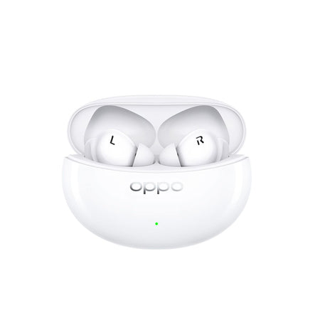 Oppo enco air3 pro auricolari true wireless,30h di autonomia, driver in bambù da 12.4mm, bluetooth 5.3, controlli touch, cancellazione del rumore ia, android e ios, ip55, [versione italiana], white - OPENCOAIR3PROW