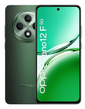 Oppo reno12 f 5g ai smartphone, tripla fotocamera 50+8+2mp, selfie 32mp, display 6.67” 120hz amoled fhd+, 5000mah, ram 16 gb (8+8) + rom 256gb, [versione italia], olive green - 6932169349437
