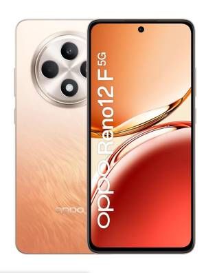 Oppo reno12 f 5g ai smartphone, tripla fotocamera 50+8+2mp, selfie 32mp, display 6.67” 120hz amoled fhd+, 5000mah, ram 16 gb (8+8) + rom 256gb, [versione italia], amber orange - 6932169349444
