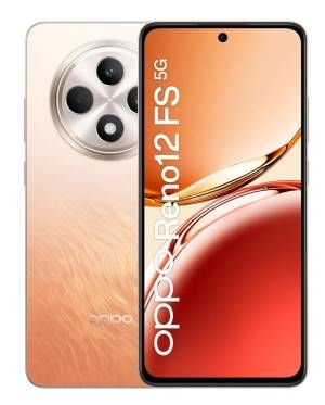 Oppo reno12 fs 5g ai smartphone, tripla fotocamera 50+8+2mp, selfie 32mp, display 6.67” 120hz amoled fhd+, 5000mah, ram 24 gb (12+12) + rom 512gb, [versione italia], amber orange - OPRENO12FSAO