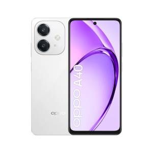 Oppo a40 smartphone, fotocamera ai 50mp, selfie 5mp, display 6.67” 90hz lcd hd+, 5100mah, ram 12 gb (6+6) + rom 128gb, ip54, [versione italia], starlight white - 0116030287