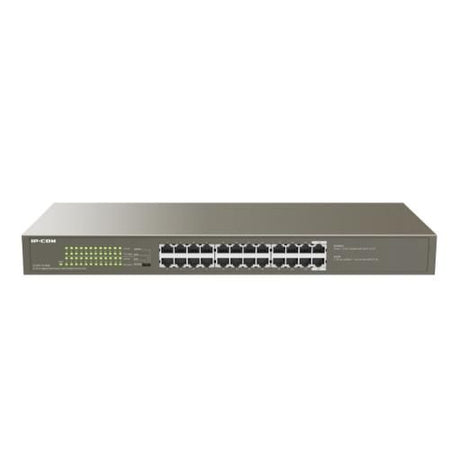 Switch ip-com g1124p-24-250w 24p gigabit poe unmanaged 1u,19-inch rack-mountable