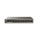 Switch tenda tef1110p-8-63w 8p lan desktop 10/100m 8p fe(poe)+2p fe(data+nvr) - TENTEF1110P-8-63W