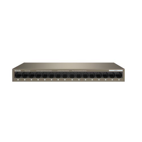 Switch tenda teg1016m 16p gigabit 10/100/1000 base-t ethernet