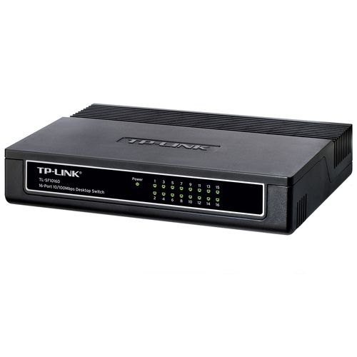 Tp-link tl-sf1016d non gestito fast ethernet (10/100) nero