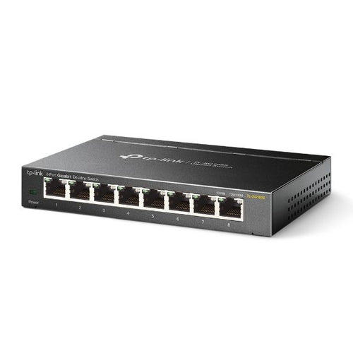 Tp-link tl-sg108s non gestito gigabit ethernet (10/100/1000) nero