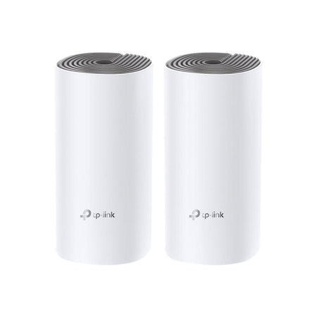 Tp-link deco e4 (2-pack) dual-band (2.4 ghz/5 ghz) wi-fi 5 (802.11ac) bianco, grigio interno - TPLNE000131