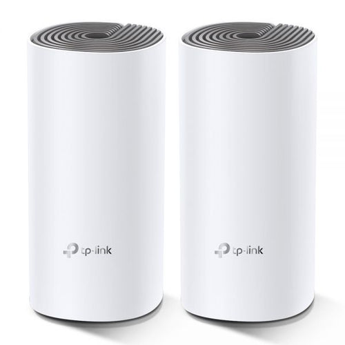 Tp-link deco e4 (2-pack) dual-band (2.4 ghz/5 ghz) wi-fi 5 (802.11ac) bianco, grigio interno - DECO E4(2-PACK)