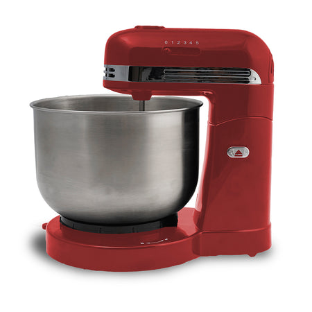 SOGO Mixer, frullatore ed impastatrice  rosso 5 velocità 3,5L 350W + accessori