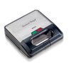 SOGO Tostapane griglia per sandwich, waffle e panini 3 in 1  750W / 2 fette / piastre intercambiabili / 22x13 / 90°