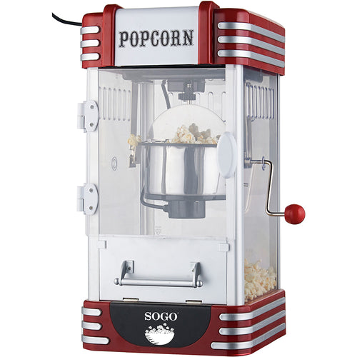 SOGO Macchina per popcorn retrò 310W / 8 tazze / 750ml