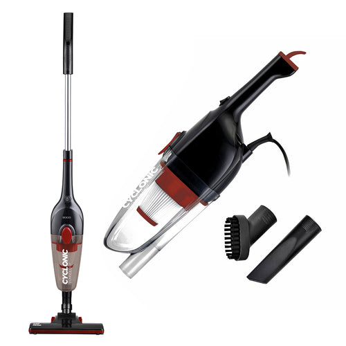 SOGO Aspirapolvere  2 in 1 ciclonico verticale e a mano senza sacco HEPA 3 accessori 600W