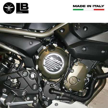 KIT ADESIVI STICKERS 3D GEL CARBONIO compatibile per MOTO YAMAHA XJ6 2008-2013