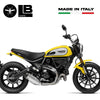 PROTEZIONI LATERALI in RESINA 3D COMPATIBILE per MOTO DUCATI SCRAMBLER vintage