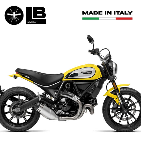 PROTEZIONI LATERALI in RESINA 3D COMPATIBILE per MOTO DUCATI SCRAMBLER vintage